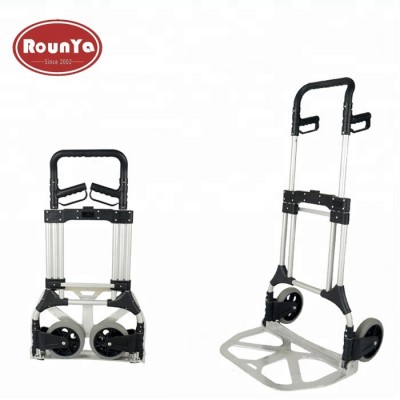 440 lbs portable heavy duty folding hand truck luggage cart large capacity for Industrial travel Shopping